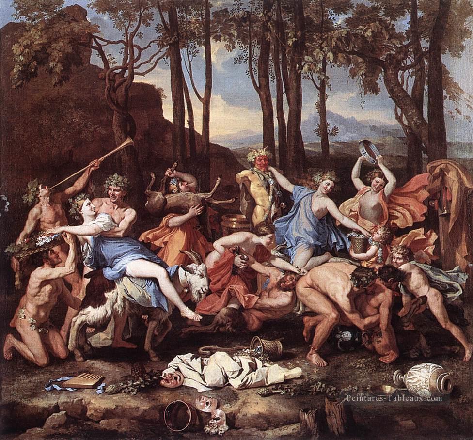 Triomphe de Neptune classique peintre Nicolas Poussin Peintures à l'huile
